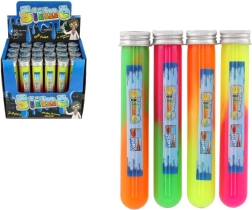 Γλίτσα σε δοκιμαστικό σωλήνα, μίξη χρωμάτων