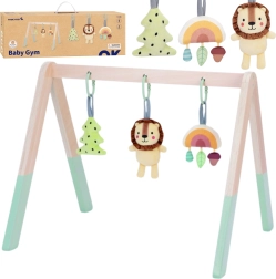 Tooky Toy baby gym με βάση και 3 κρεμαστά για βρέφη
