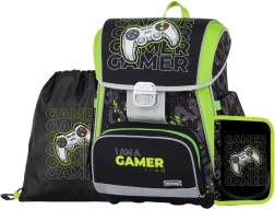 Σχολικό σετ Premium Gamer – τσάντα, πουγκί και κασετίνα