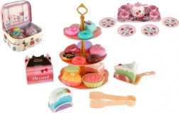 Παιδικό μεταλλικό σετ τσαγιού σε βαλιτσάκι