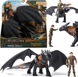Πώς να εκπαιδεύσετε τον δράκο σας – φιγούρες Toothless και Hiccup 33 cm