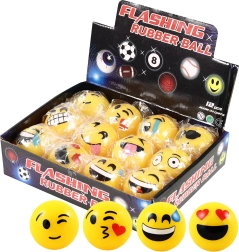 Φωτεινή λαστιχένια αναπηδών μπάλα 5,2 cm