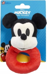 Λούτρινη κουδουνίστρα MICKEY MOUSE σε κρίκο