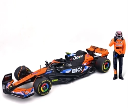 Μεταλλικό μοντέλο McLaren MCL38 F1 1:24 με φιγούρα οδηγού