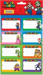 Super Mario σχολικό σετ με αυτοκόλλητα και σχολικά είδη
