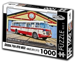 Παζλ RETRO-AUTA Škoda 706 RTO MEX – λεωφορείο, 1000 κομμάτια