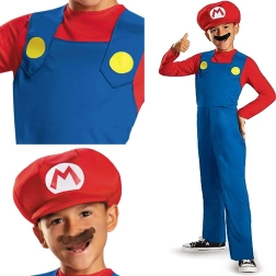 Παιδική στολή Super Mario για παιδιά 4–6 ετών