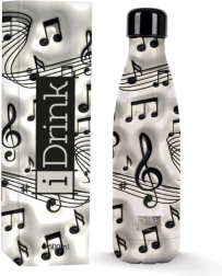 Λευκό θερμός μπουκάλι Music 500 ml