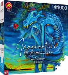 Παζλ Imagination: Kamil Jakóbczak – λευκός λύκος 1000 κομμάτια