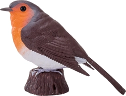 Mojo κοκκινολαίμης (Erithacus rubecula) – ρεαλιστική πλαστική φιγούρα
