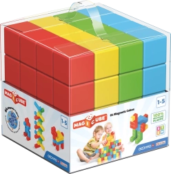Geomag Magicube πολύχρωμοι μαγνητικοί κύβοι 64 τεμαχίων