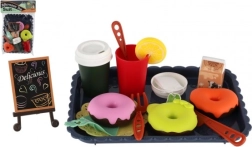 Παιδικό σετ τσαγιού και κουζίνας με τρόφιμα σε δίσκο