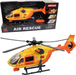 Διασωστικό ελικόπτερο με φως και ήχο, λειτουργικό βαρούλκο και ρότορα
