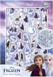 Γκλίτερ αυτοκόλλητα Frozen A5 – 8 φύλλα