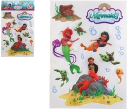 3D αυτοκόλλητα γοργόνες για τον τοίχο XXL