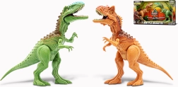 Primal Clash! Σετ μάχης δεινοσαύρων Carnotaurus vs Gigantosaurus, φιγούρες 21 cm