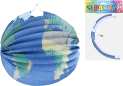 Χάρτινο φανάρι σφαίρα Γη 25 cm