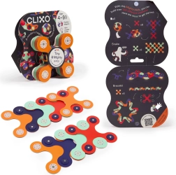 CLIXO Tiny & Mighty Space – μαγνητικό σετ κατασκευών 9 τεμ., φωσφορίζει στο σκοτάδι