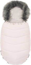 Παιδικός ποδόσακος με γούνα dusty pink NEW BABY