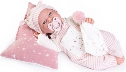 Antonio Juan Clara – ρεαλιστική μιλούσα κούκλα μωρό, μαλακό υφασμάτινο σώμα, 34 cm