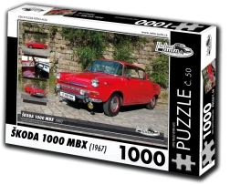 Παζλ Retro-auta Škoda 1000 MBX (1967) – 1000 κομμάτια