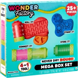 Πλαστελίνη Wonder Factory Never Dry Dough Mega Box Set