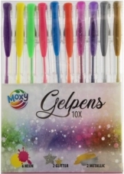 Σετ gel στυλό MOXY - 10 τεμ.