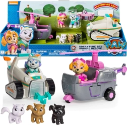 PAW Patrol σετ διάσωσης Skye και Everest – ελικόπτερο, snow scooter και φιγούρες γατιών