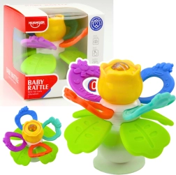 Παιδικό αισθητηριακό παιχνίδι Λουλούδι με περιστρεφόμενο μέρος και βεντούζα