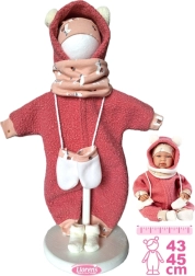 Llorens σετ ρούχων για κούκλα New Born 43–45 cm, 5 τεμαχίων