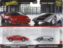 Hot Wheels premium διπλή συσκευασία αυτοκινήτων – Lancia και Lamborghini 1:64