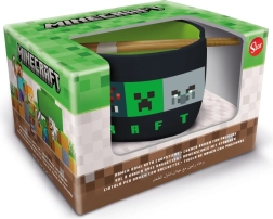Σετ δώρου Minecraft μπολ ράμεν και chopsticks