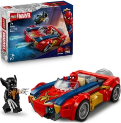 Αυτοκίνητο Spider‑Man εναντίον δηλητηριασμένου Wolverine – σετ κατασκευής LEGO Marvel
