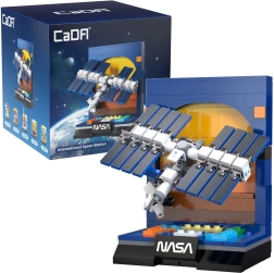Κατασκευαστικό σετ CaDA NASA – Δορυφόρος και βάση έκθεσης Διεθνούς Διαστημικού Σταθμού, 188 τεμάχια