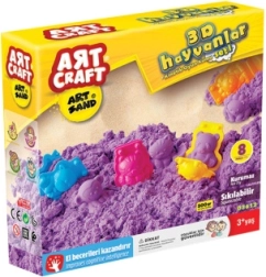 ART CRAFT κινητική άμμος με ζωάκια 500 g
