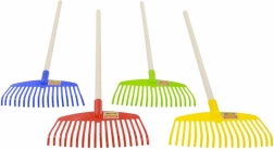 Παιδική τσουγκράνα με ξύλινη λαβή Wader Quality Toys