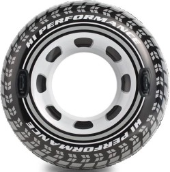 Φουσκωτός σωσίβιος κύκλος σε σχήμα ελαστικού με χειρολαβές INTEX