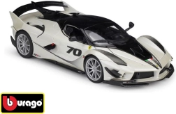 Bburago Ferrari FXX-K EVO No.70 ασπρόμαυρο μοντέλο 1:18