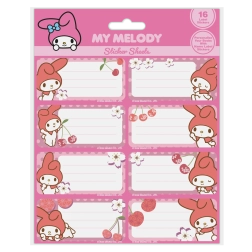 Cinnamoroll ετικέτες ονόματος για τετράδια