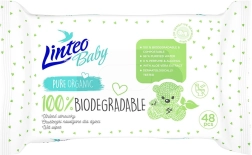 Παιδικά υγρά μαντηλάκια Linteo Baby 100% βιοδιασπώμενα 48 τεμ.