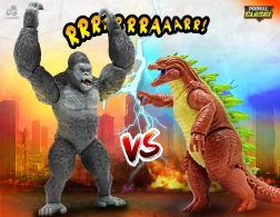 Primal Clash μάχη Boss vs King Kaiju – σετ φιγούρων δράσης 21 cm