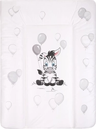 Μαλακό στρωματάκι αλλαγής πάνας New Baby Zebra 70 × 50 cm λευκό