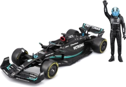 Bburago 1:24 formula 1 mercedes-amg f1 w14 e 2023 george russell με φιγούρα