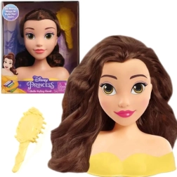 Κεφάλι κομμώματος DISNEY πριγκίπισσα Belle με βούρτσα