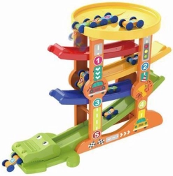 Πίστα αγώνων κροκόδειλος με αυτοκινητάκια και εκτοξευτή