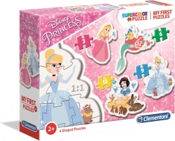 Τα πρώτα μου παζλ Disney Πριγκίπισσες 4 σε 1 (3, 6, 9, 12 κομμάτια) – Clementoni