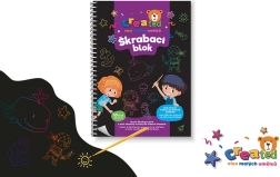 Χρωματιστά σημειωματάρια ξύστρας 14 × 20 εκ., 10 φύλλα