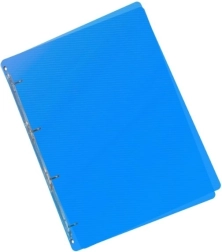 Μπλε ντοσιέ A5 με μηχανισμό δακτυλίων