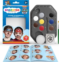 Σετ face painting Snazaroo Paw Patrol – Chase και Marshall, 8 χρώματα