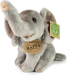 Rappa Λούτρινος καθιστός ελέφαντας 15 cm Eco-Friendly